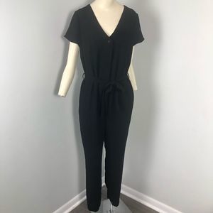 NEW J. Crew Mercantile Jumpsuit Black Size 6 Crop